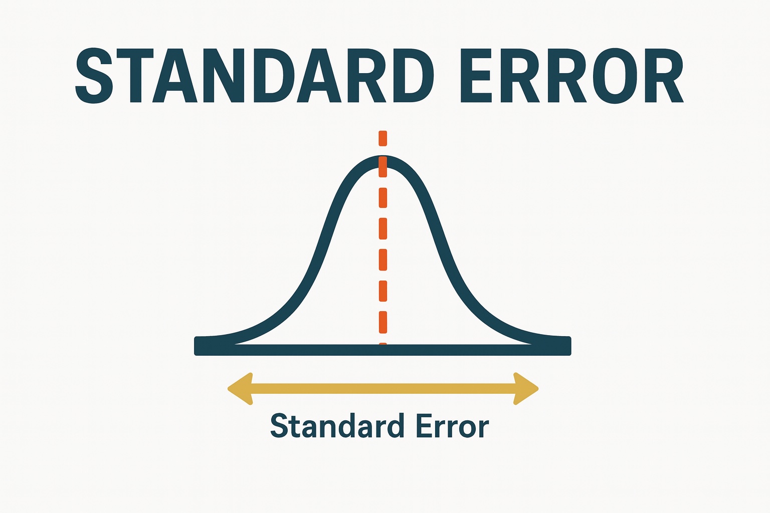 Standard error versus standard deviation
